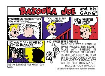 Bazooka Joe Comic